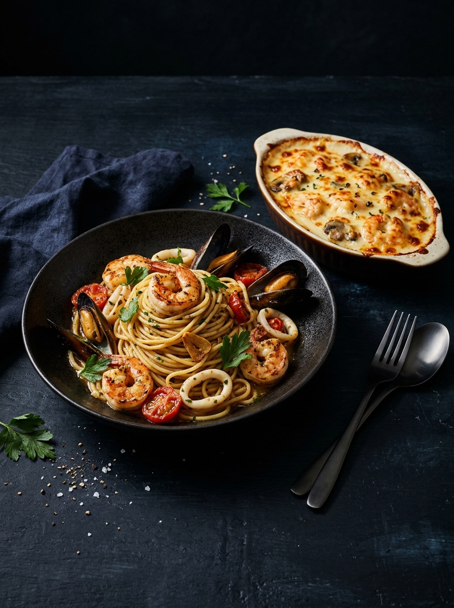 Plat gourmand de la mer